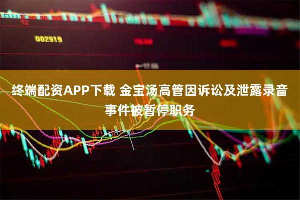 终端配资APP下载 金宝汤高管因诉讼及泄露录音事件被暂停职务